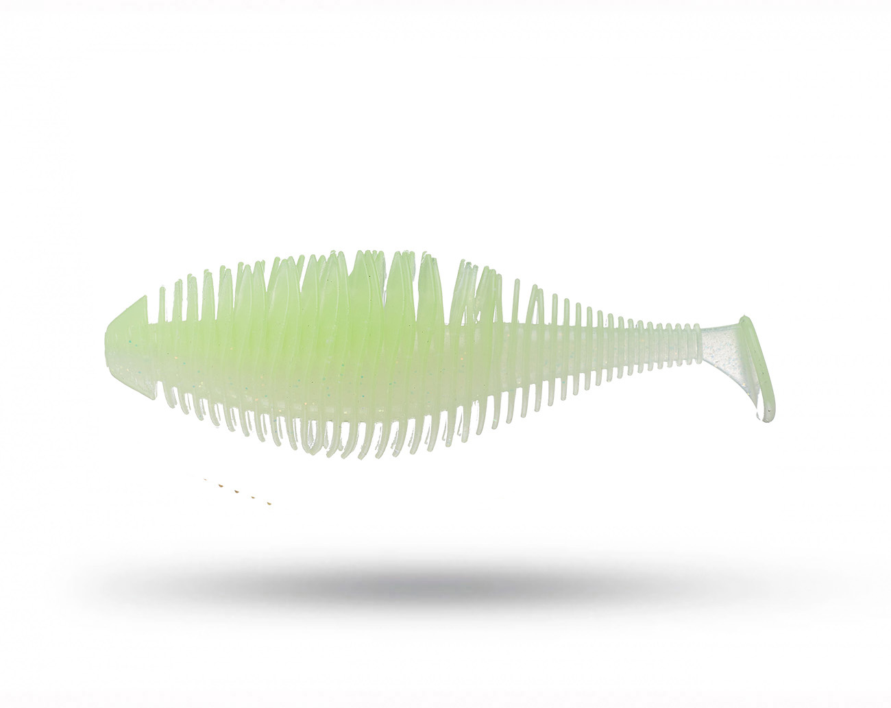 Geecrack Bellows Gill Swimmer 3,2´ - Honey Chartreuse Shad